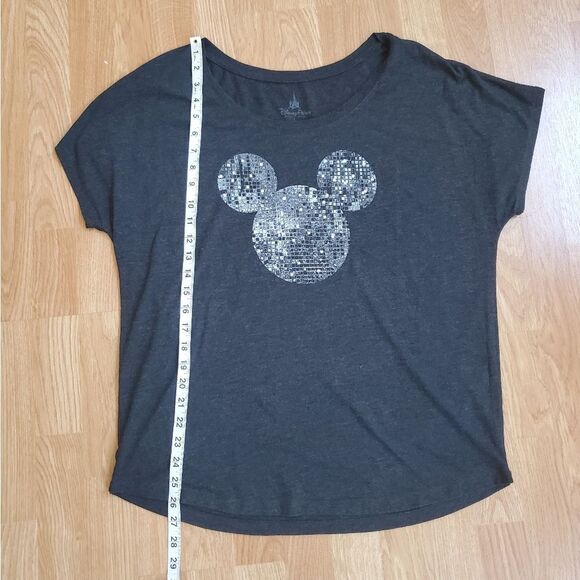 Disney Parks Mickey Mouse Mirrorball Tshirt Sz Lg - Picture 8 of 10